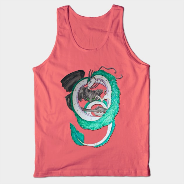 Toothless and Spirit fan art Tank Top by JenStedman73